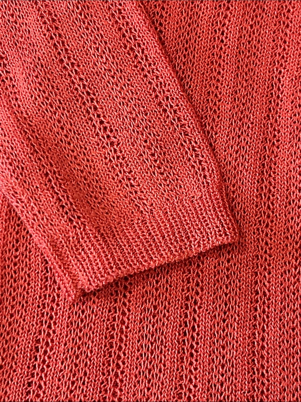 Samantha Grey Coral Open-Front Studded Knit Cardigan Sz M - Picture 5 of 7